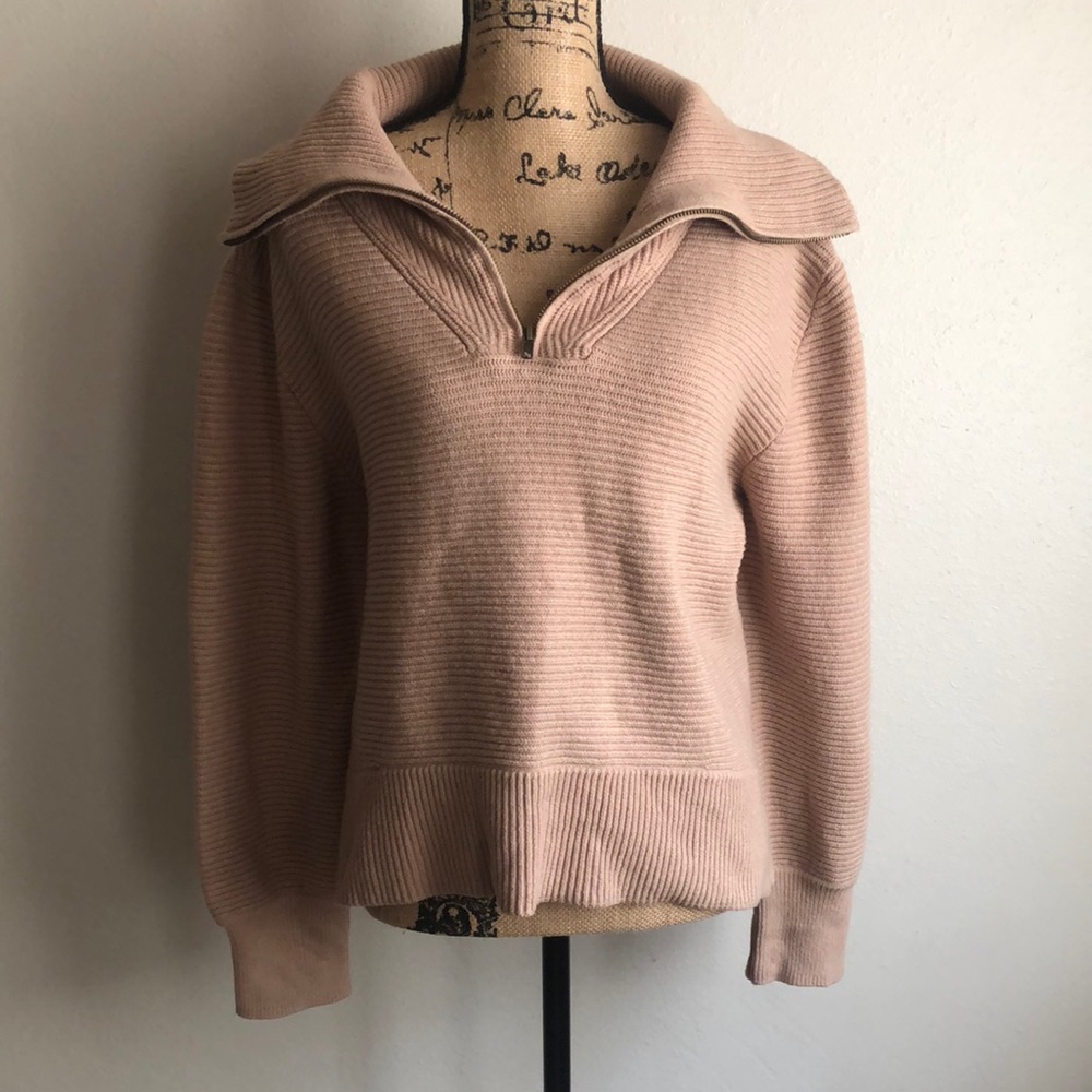 Sonoma Zippered Cowl Neck Sweater